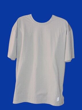 Jinga brand Sorona Tan Khaki Men's Performance Athletic T-shirt Medium EUC